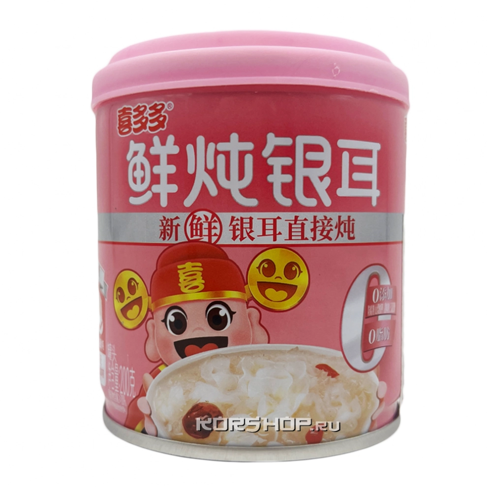 Коралловый гриб тремелла тушёная с лилией Xiduoduo, Китай, 200 г Коралловый гриб тремелла тушёная с лилией Xiduoduo, Китай, 200 г