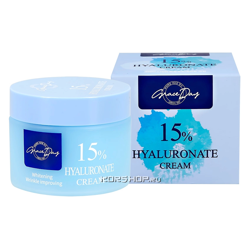 Крем для лица с гиалуроновой кислотой Hyaluronate 15% Cream Grace Day, Корея, 50 мл Крем для лица с гиалуроновой кислотой Hyaluronate 15% Cream Grace Day, Корея, 50 мл