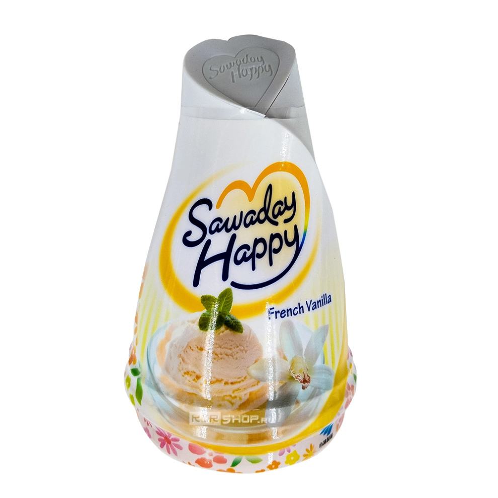 Освежитель воздуха для комнаты с ароматом французской ванили French Vanilla Sawaday Happy Kobayashi, Япония, 120 г