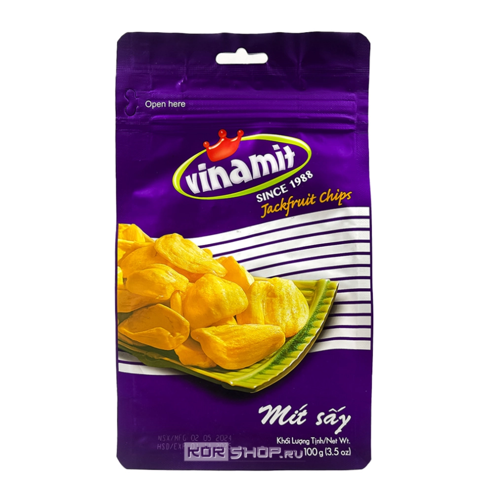 Чипсы из джекфрута Vinamit, Вьетнам, 100 г