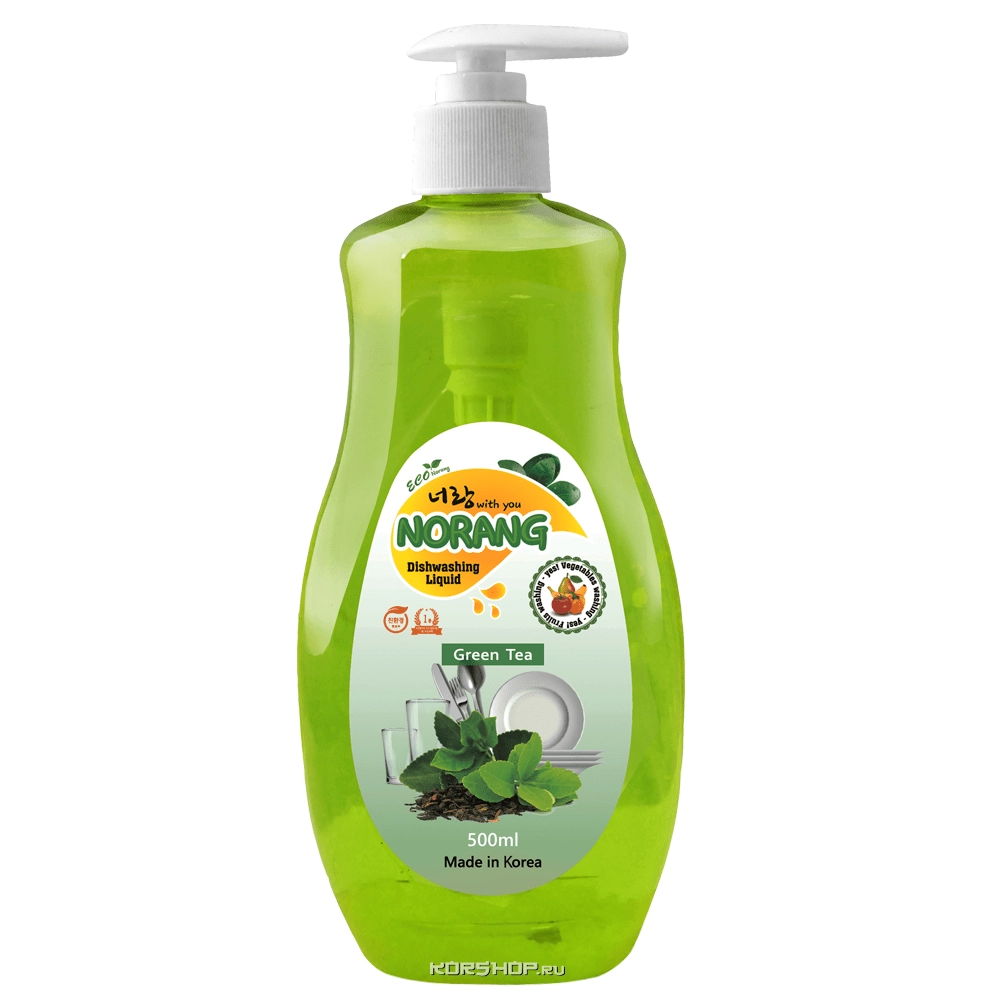 Жидкость для мытья посуды с экстрактом зеленого чая Norang, Корея, 500 мл, Жидкость для мытья посуды с экстрактом зеленого чая Norang, Корея, 500 мл,
