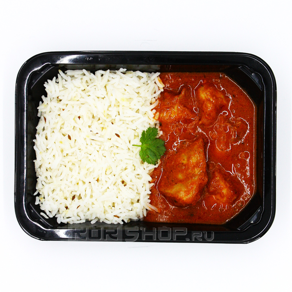 Курица в соусе карри c рисом басмати Ashokas, 300 г Курица в соусе карри c рисом басмати Ashokas, 300 г