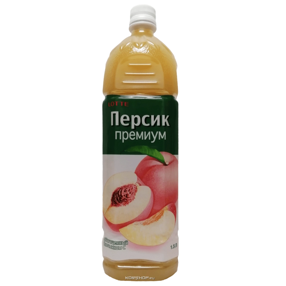 Персиковый сокосодержащий напиток Lotte, Корея, 1,5 л Персиковый сокосодержащий напиток Lotte, Корея, 1,5 л