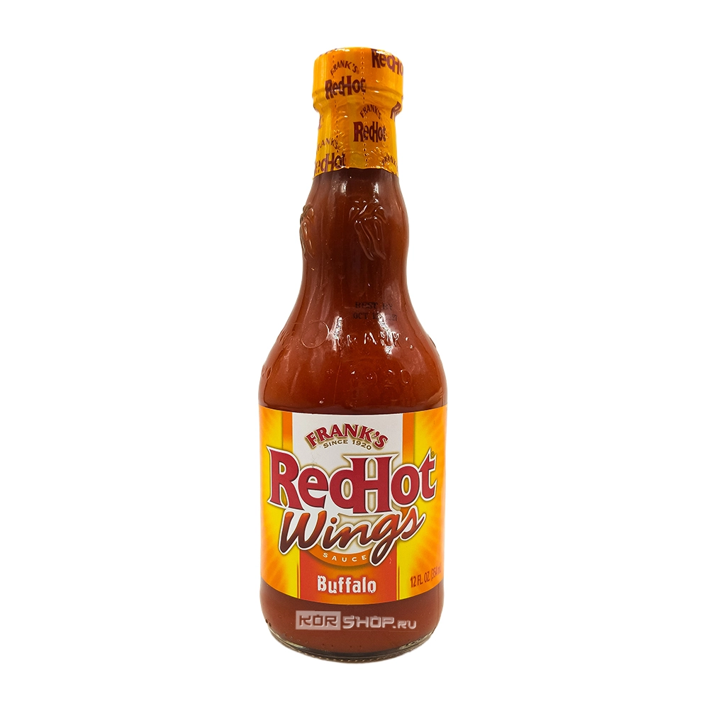 Острый чили-соус для крылышек Баффало (RedHot Wings) Фрэнкс / Frank`s, США, 354 мл