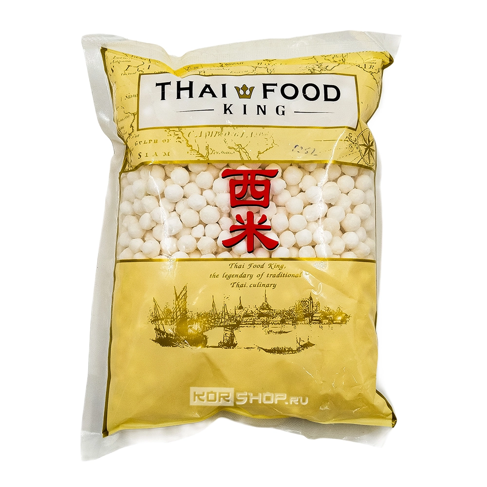 Тапиоковый крахмал (крупные шарики) Тай Фуд Кинг/Thai Food King, Таиланд, 454 г. УЦЕНКА. Срок до 10.05.2026. Тапиоковый крахмал (крупные шарики) Тай Фуд Кинг/Thai Food King, Таиланд, 454 г. УЦЕНКА. Срок до 10.05.2026.