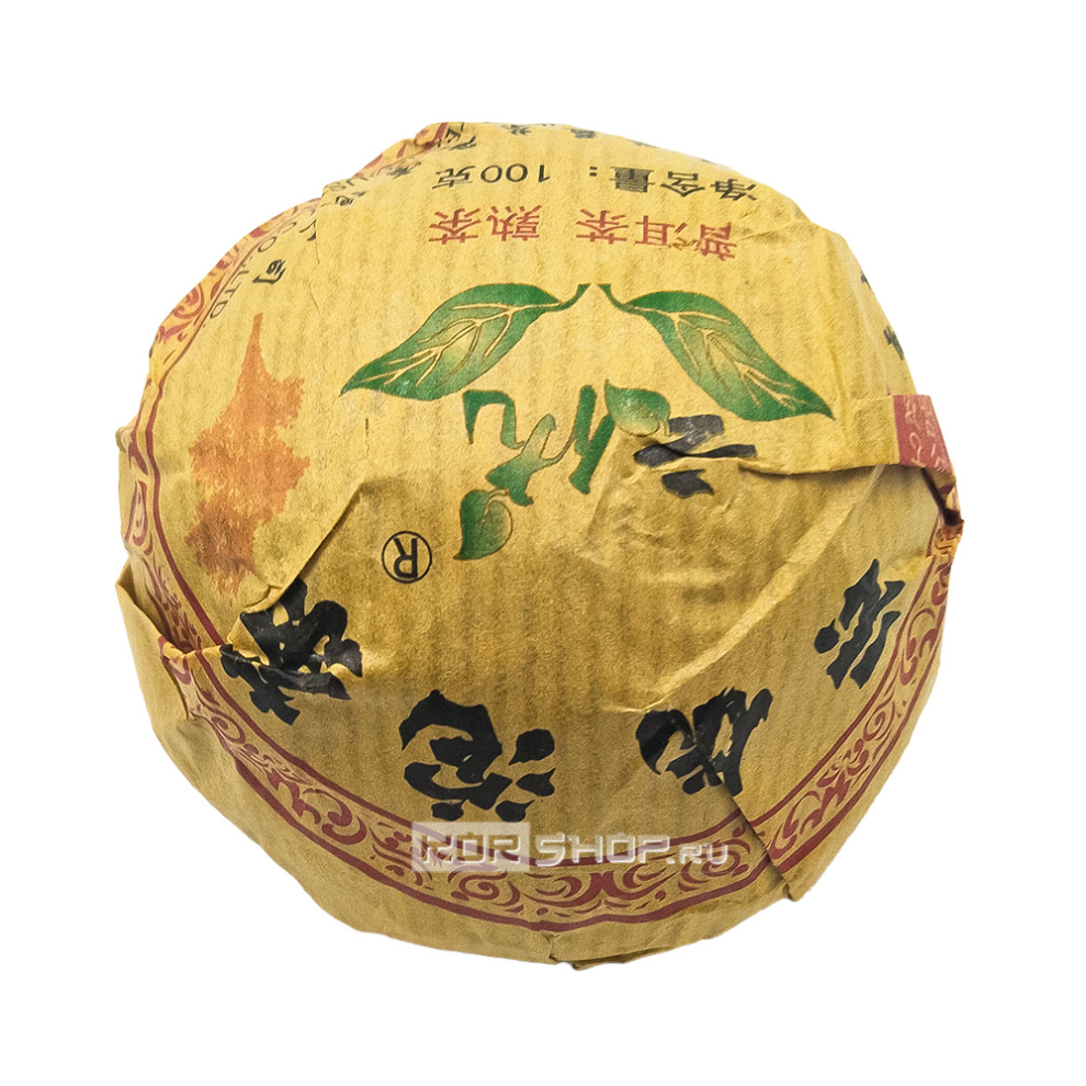 Чай Шу Пуэр Лао Ча Тоу (Юнь Йоу) «Старые чайные головы» с фабрики Син И из Линьцана, Юньнань (точа) 2021 год, Китай, 100 г