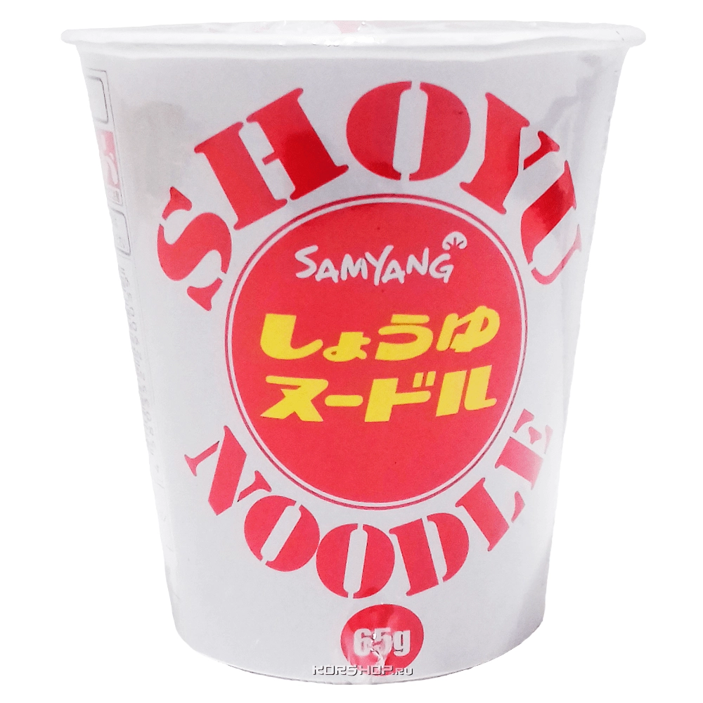 Лапша б\п с соевым соусом Shoyu Noodle Samyang, Корея, 65 г Лапша б\п с соевым соусом Shoyu Noodle Samyang, Корея, 65 г