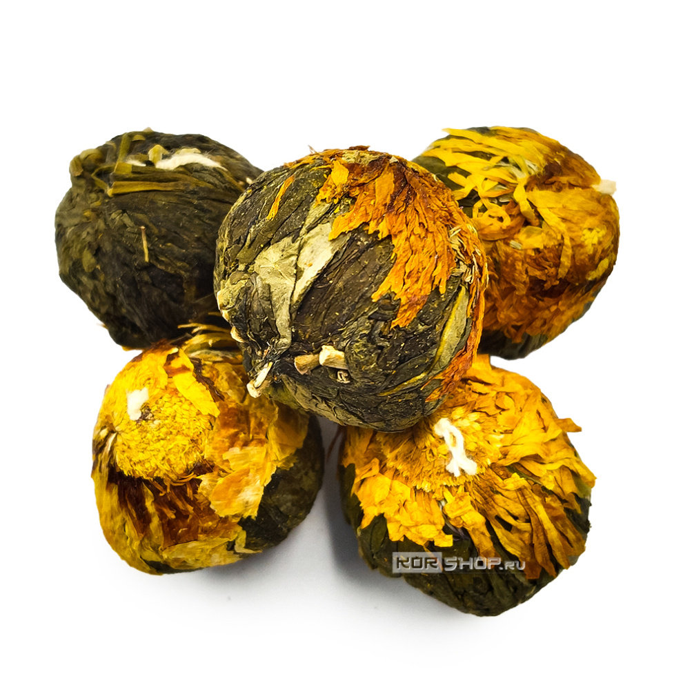 Клубничный чай связанный, Китай, 5 шариков (30 – 40 г)