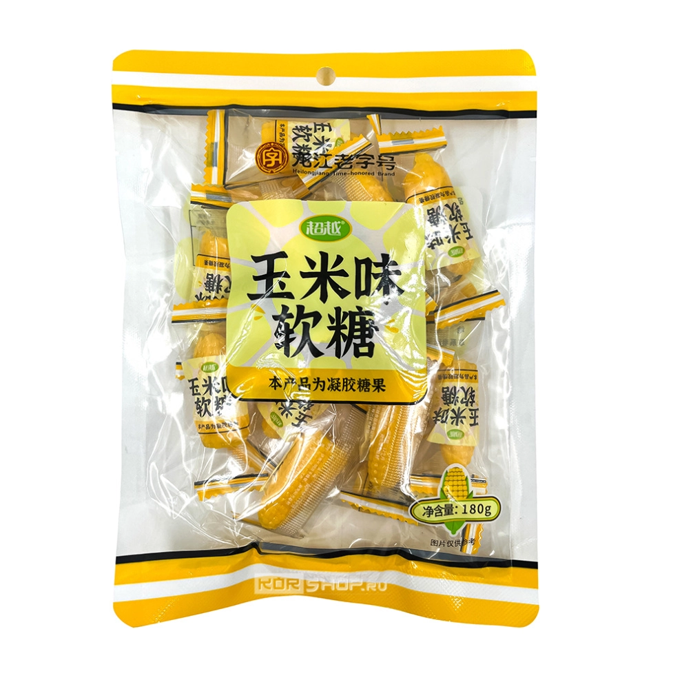 Желейные конфеты со вкусом кукурузы Beyond, Китай, 180 г Желейные конфеты со вкусом кукурузы Beyond, Китай, 180 г