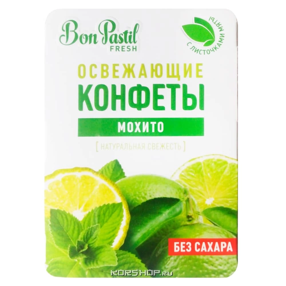 Освежающие конфеты Fresh Мохито Bon Pastil, 12 г