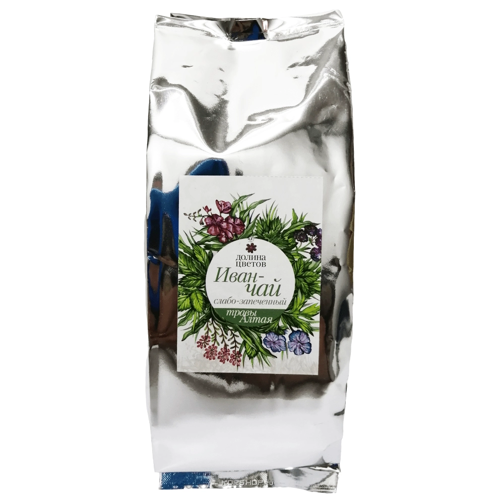 Чайный напиток Иван-чай горный крупнолистовой слабозапеченный Долина Цветов, 50 г