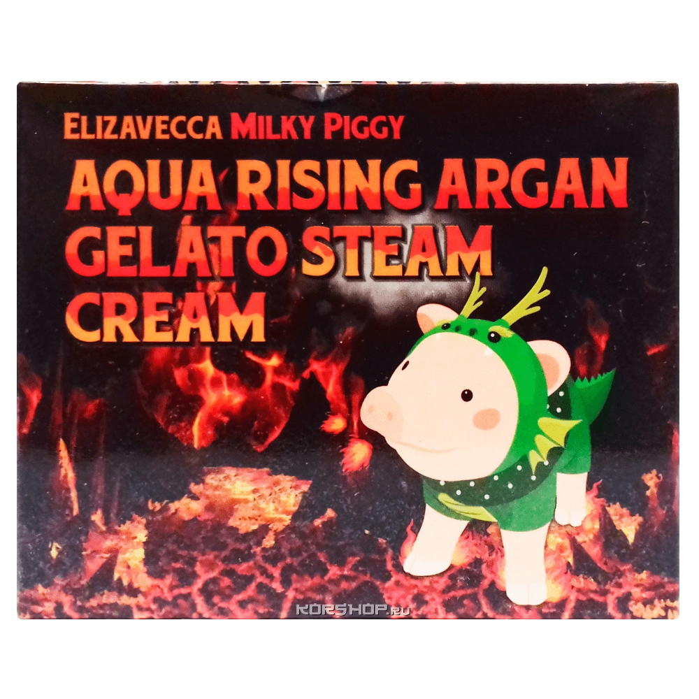 Паровой крем для лица Milky Piggy Aqua Rising Gelato Steam Cream Elizavecca, Корея, 100 г