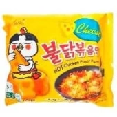 Блок (5 шт.) Лапша б/п со вкусом сыра и курицы (острая) Samyang, Корея, 140 г*5шт.