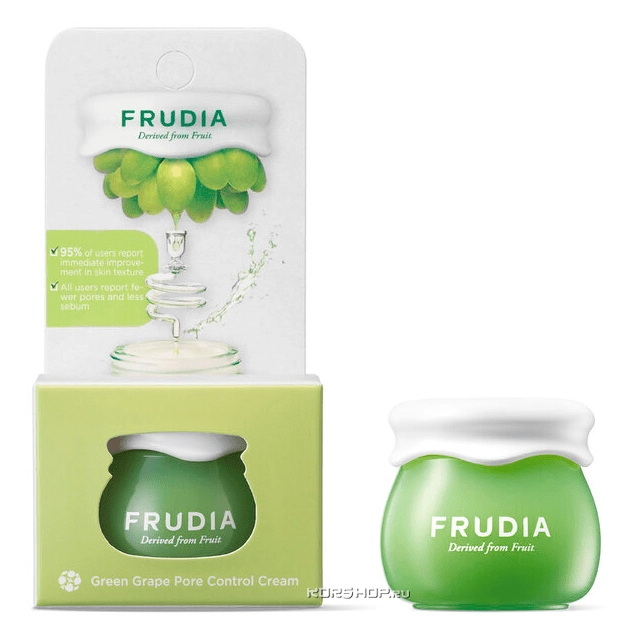 Себорегулирующий крем для лица с экстрактом зеленого винограда Frudia МИНИ, Корея, 10 мл Себорегулирующий крем для лица с экстрактом зеленого винограда Frudia МИНИ, Корея, 10 мл
