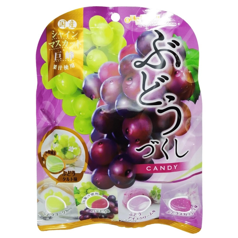 Карамель со вкусом винограда Senjaku, Япония, 81 г