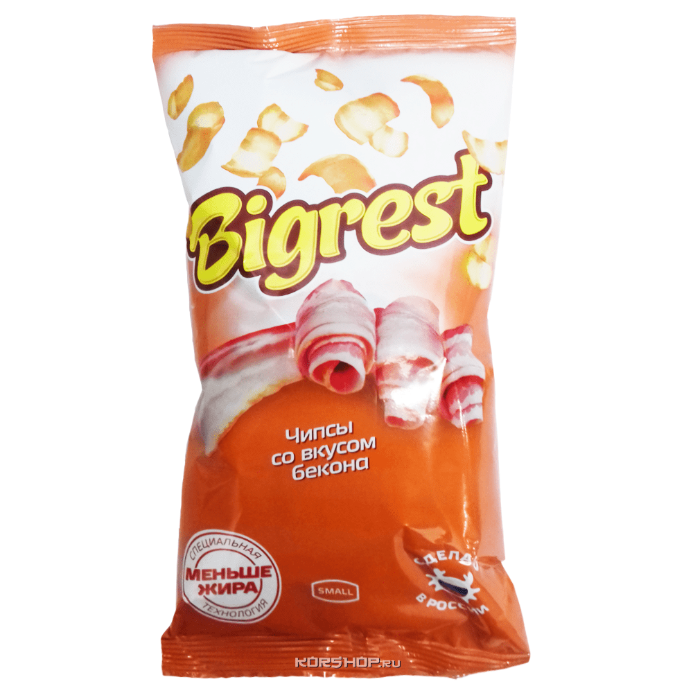 Чипсы со вкусом бекона BigRest, 40 г