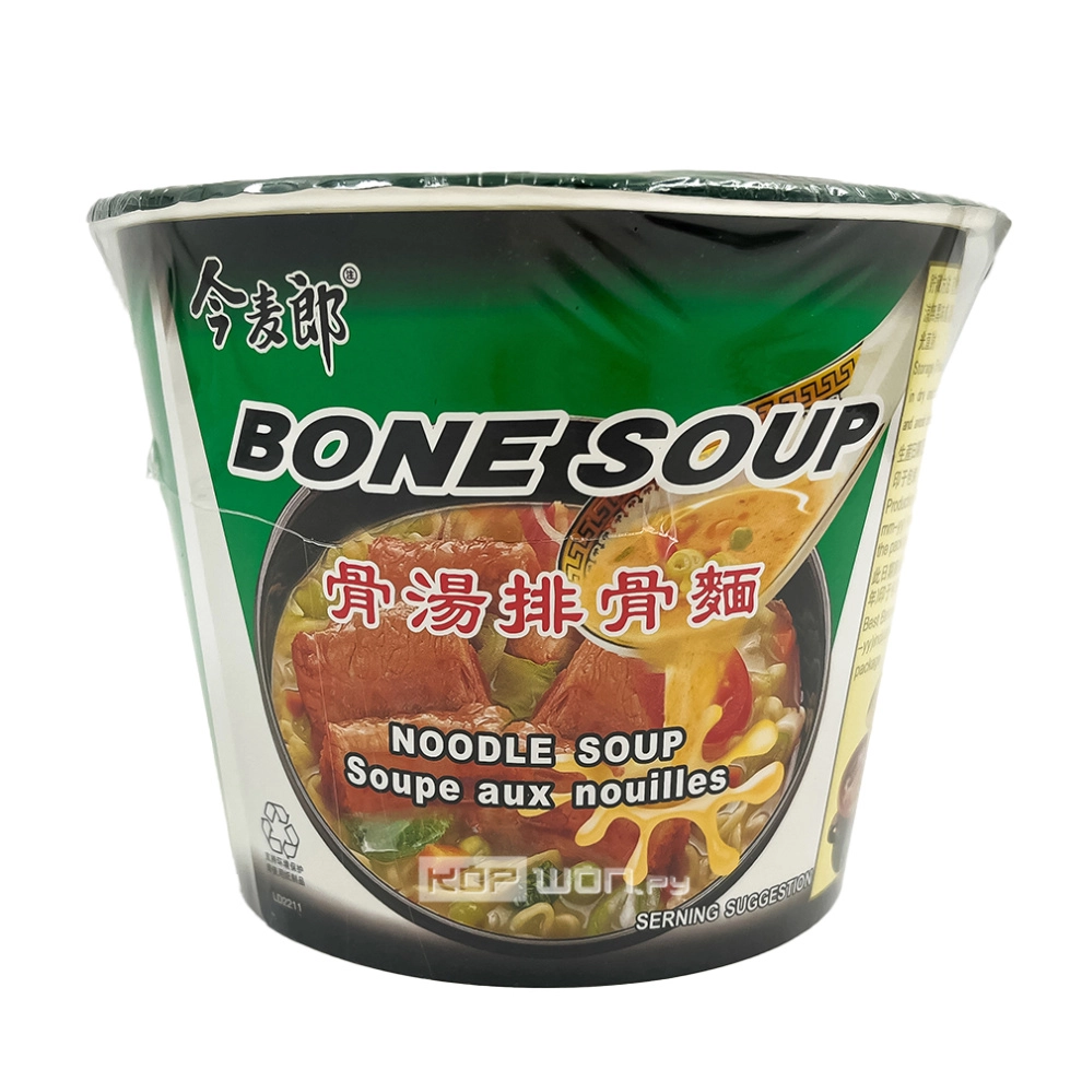 Лапша б/п свиные ребрышки Bone Soup Fan’s Kitchen, Китай, 128 г Лапша б/п свиные ребрышки Bone Soup Fan’s Kitchen, Китай, 128 г