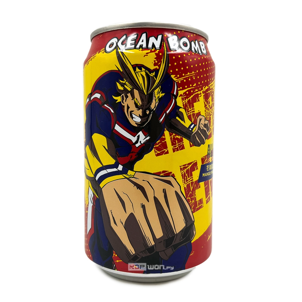 Лимонад со вкусом манго и ананаса My Hero Academia Ocean Bomb, Тайвань, 330 мл Лимонад со вкусом манго и ананаса My Hero Academia Ocean Bomb, Тайвань, 330 мл