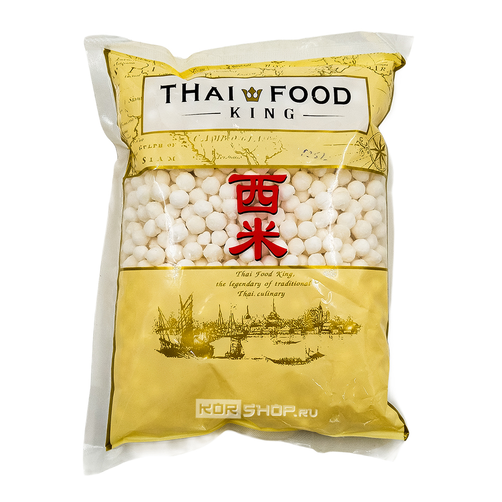 Тапиоковый крахмал (крупные шарики) Тай Фуд Кинг/Thai Food King, Таиланд, 454 г. УЦЕНКА. Срок до 10.05.2026. Тапиоковый крахмал (крупные шарики) Тай Фуд Кинг/Thai Food King, Таиланд, 454 г. УЦЕНКА. Срок до 10.05.2026.