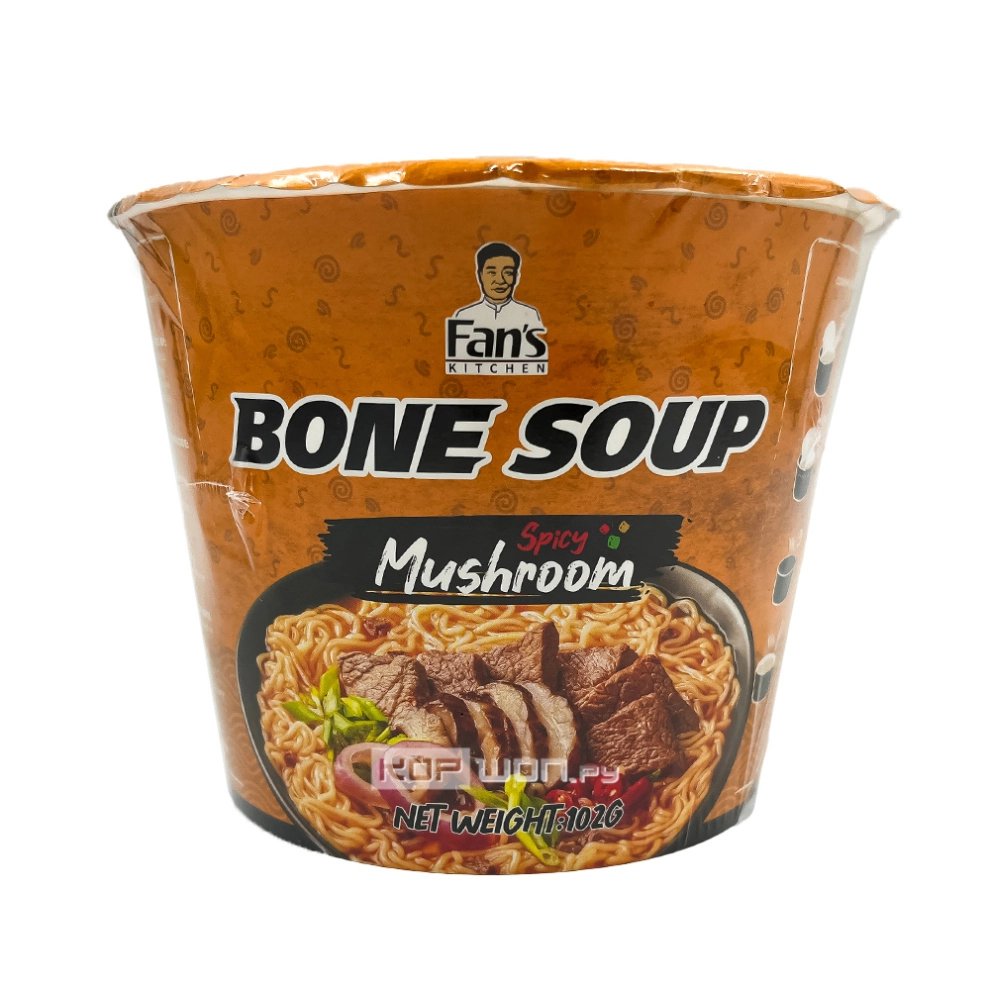Лапша б/п острые грибы Bone Soup Fan’s Kitchen, Китай, 102 г