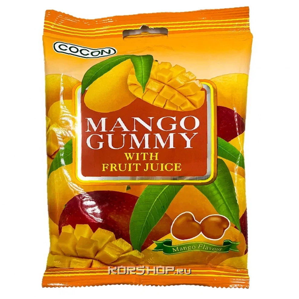 Мармелад жевательный со вкусом манго Cocon, Малайзия, 100 г Мармелад жевательный со вкусом манго Cocon, Малайзия, 100 г