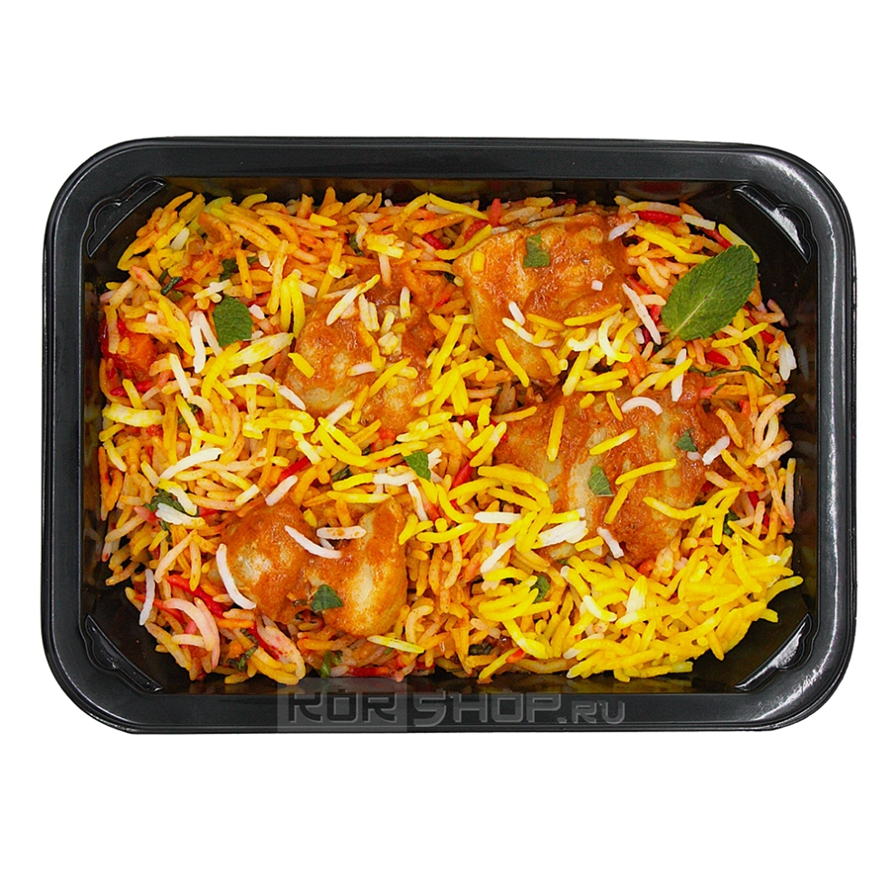 Индийский плов бирьяни (бириани) с курицей «Чикен Биряни» Ashokas, 300 г