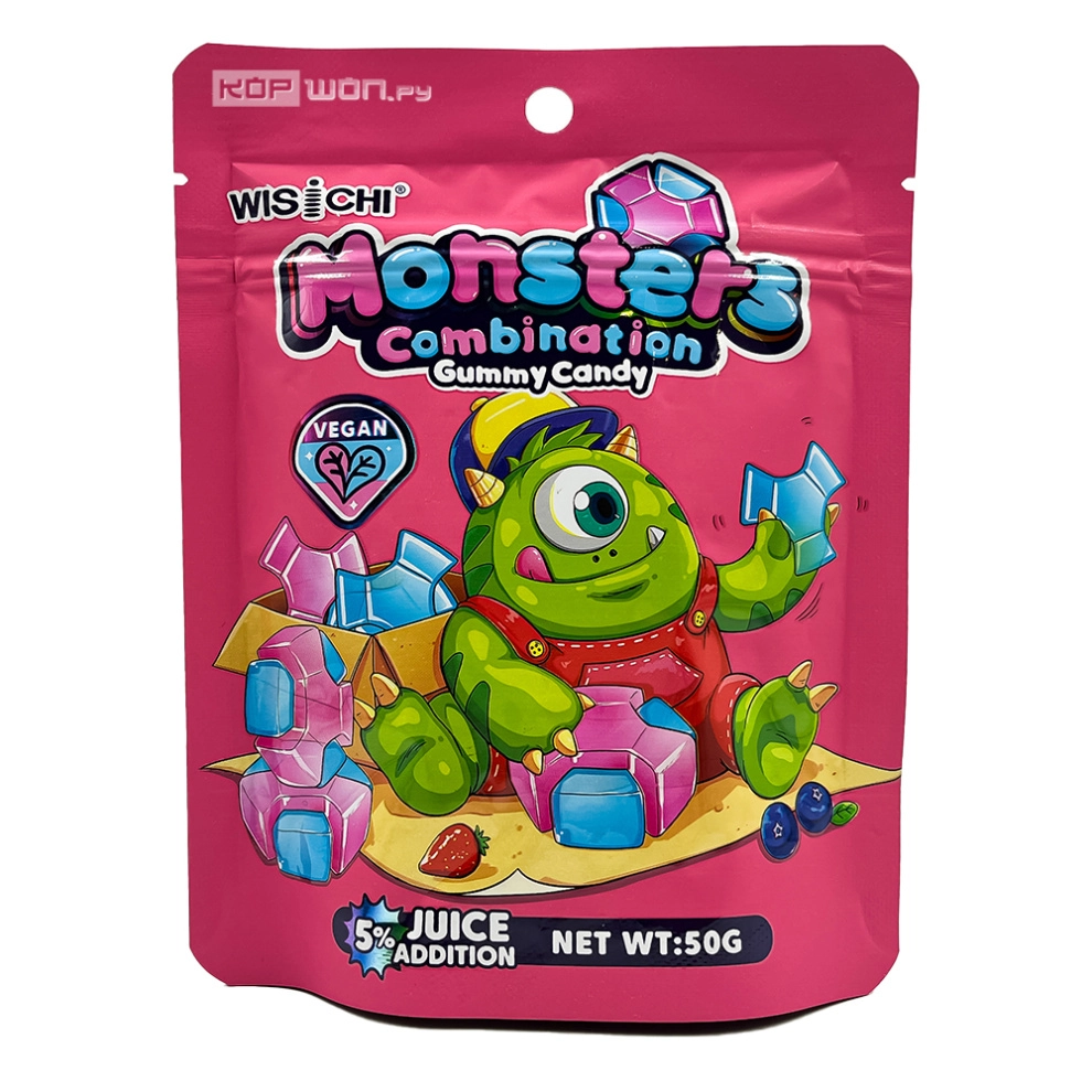 Мармеладные конфеты Конструктор Monster, Wischi, Китай, 50 г Мармеладные конфеты Конструктор Monster, Wischi, Китай, 50 г