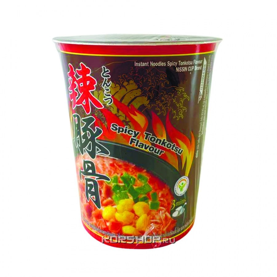 Лапша б/п острая &quot;Тонкацу” Nissin, 70 г