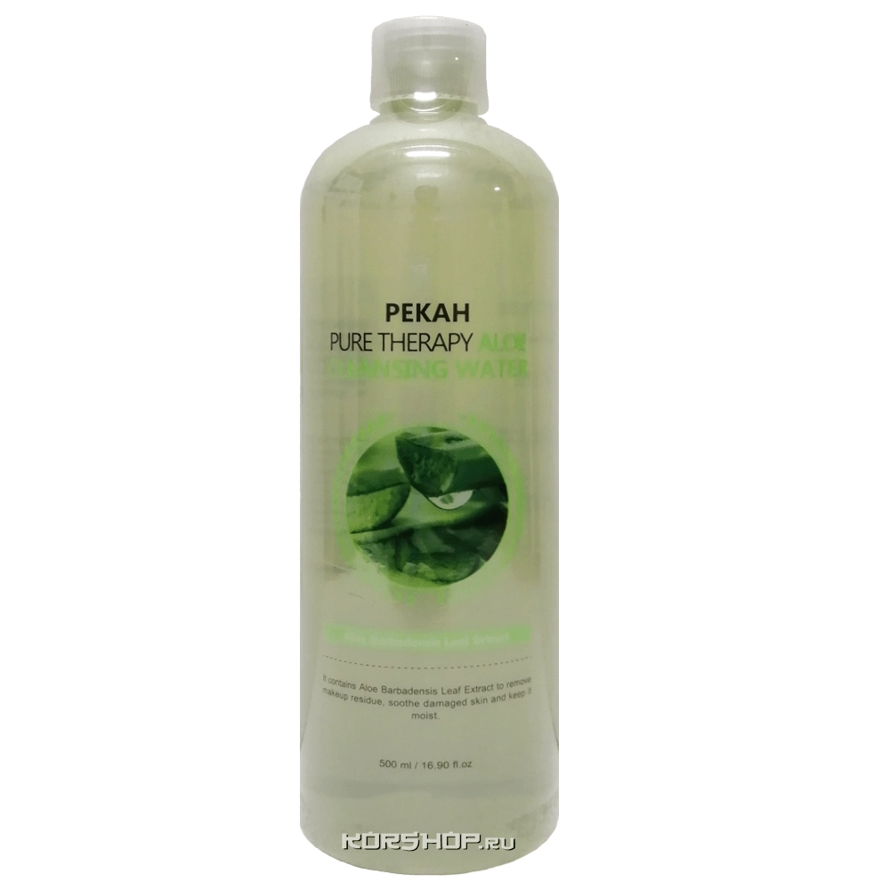 Очищающая вода с экстрактом алоэ Pekah, Корея, 500 мл