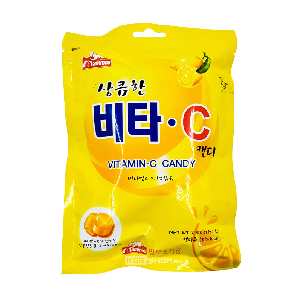 Карамель «Витамин C» Mammos, Корея, 80 г Карамель «Витамин C» Mammos, Корея, 80 г