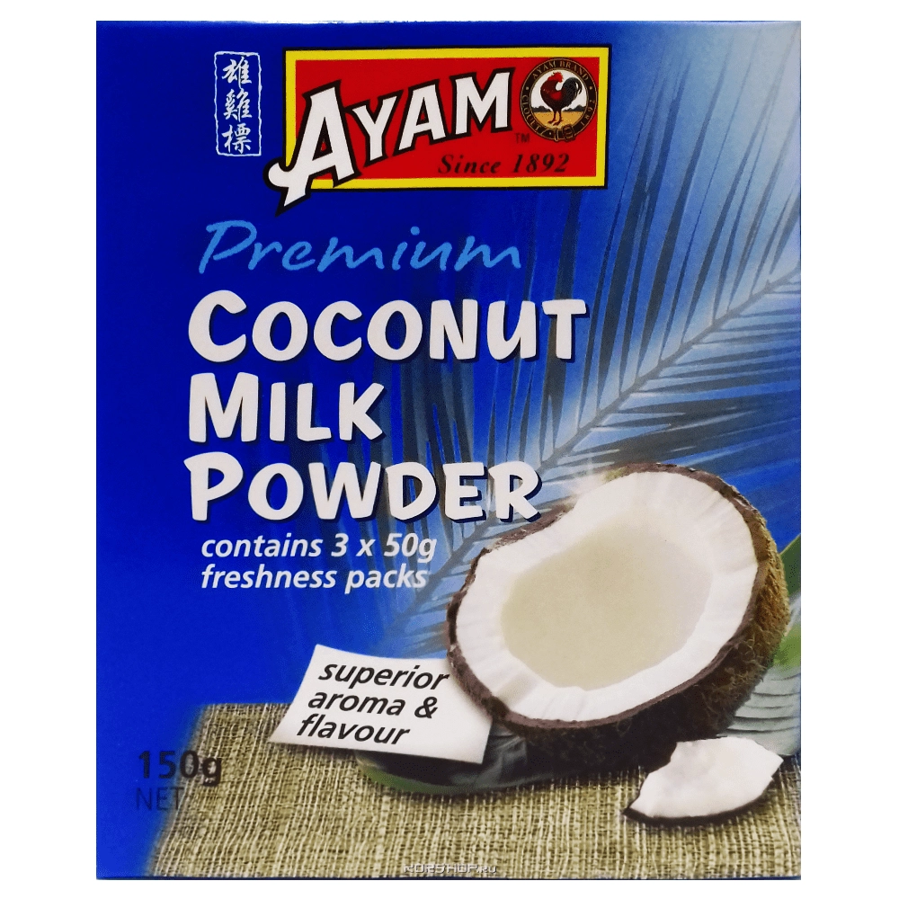 Сухое кокосовое молоко Ayam, Малайзия, 150 г