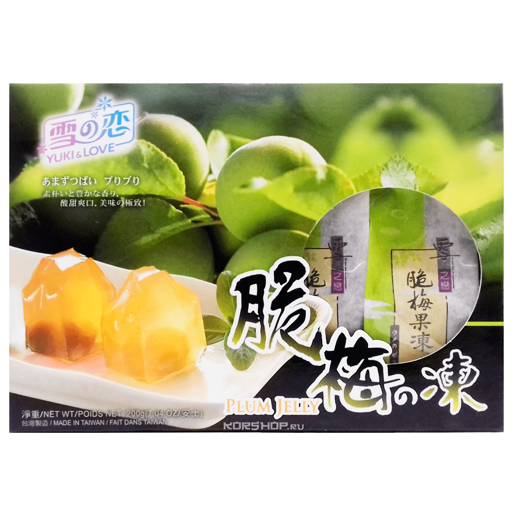 Желе Слива Yuki Love, Тайвань, 200 г Желе Слива Yuki Love, Тайвань, 200 г