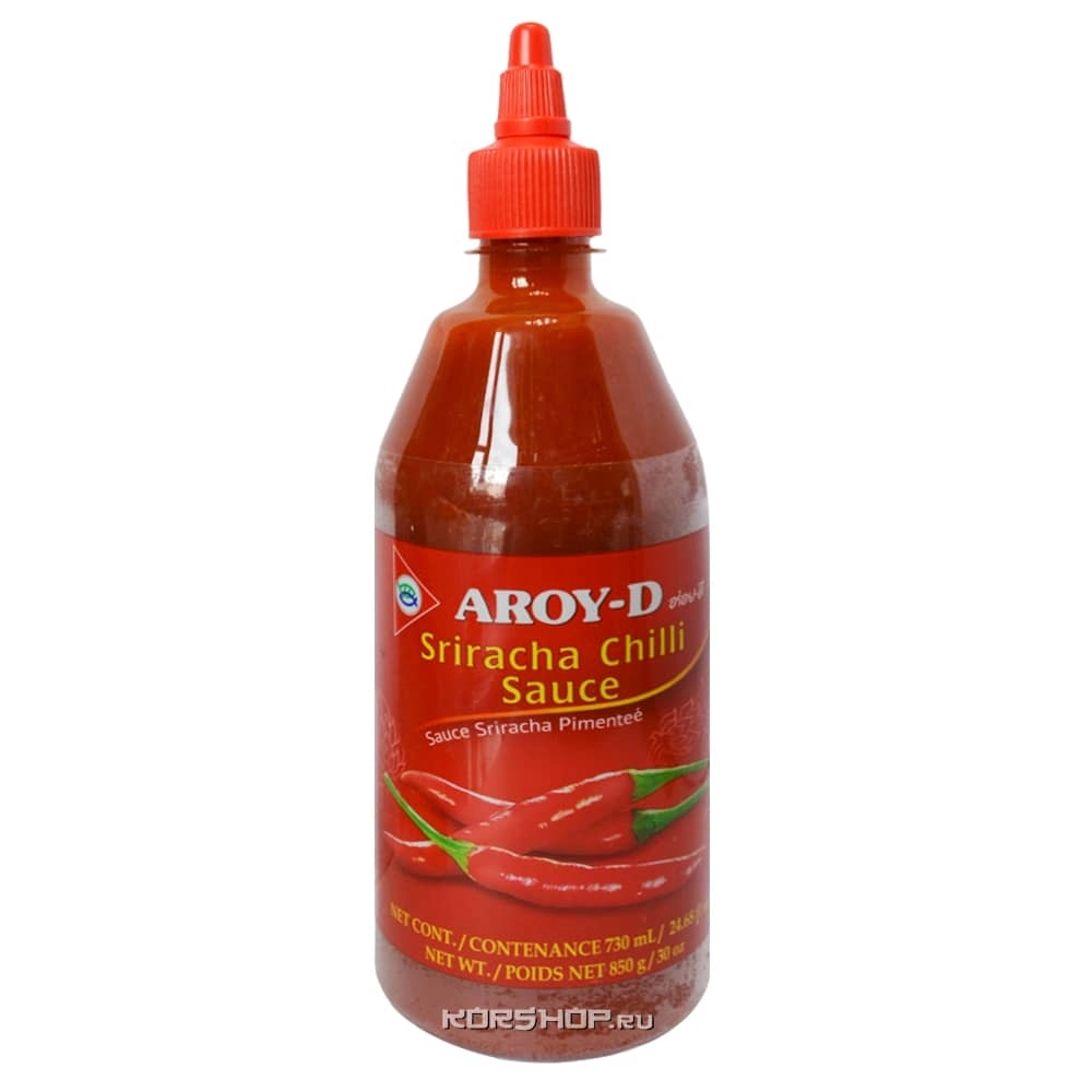 Шрирача чили соус Aroy-D, Таиланд, 850 г (730мл)