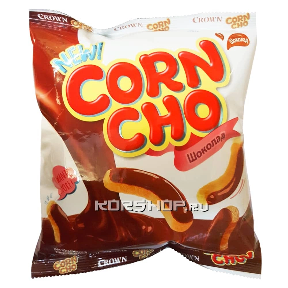 Кукурузные палочки в шоколаде «Корн Чо» Corn cho, Корея, 83 г Кукурузные палочки в шоколаде «Корн Чо» Corn cho, Корея, 83 г