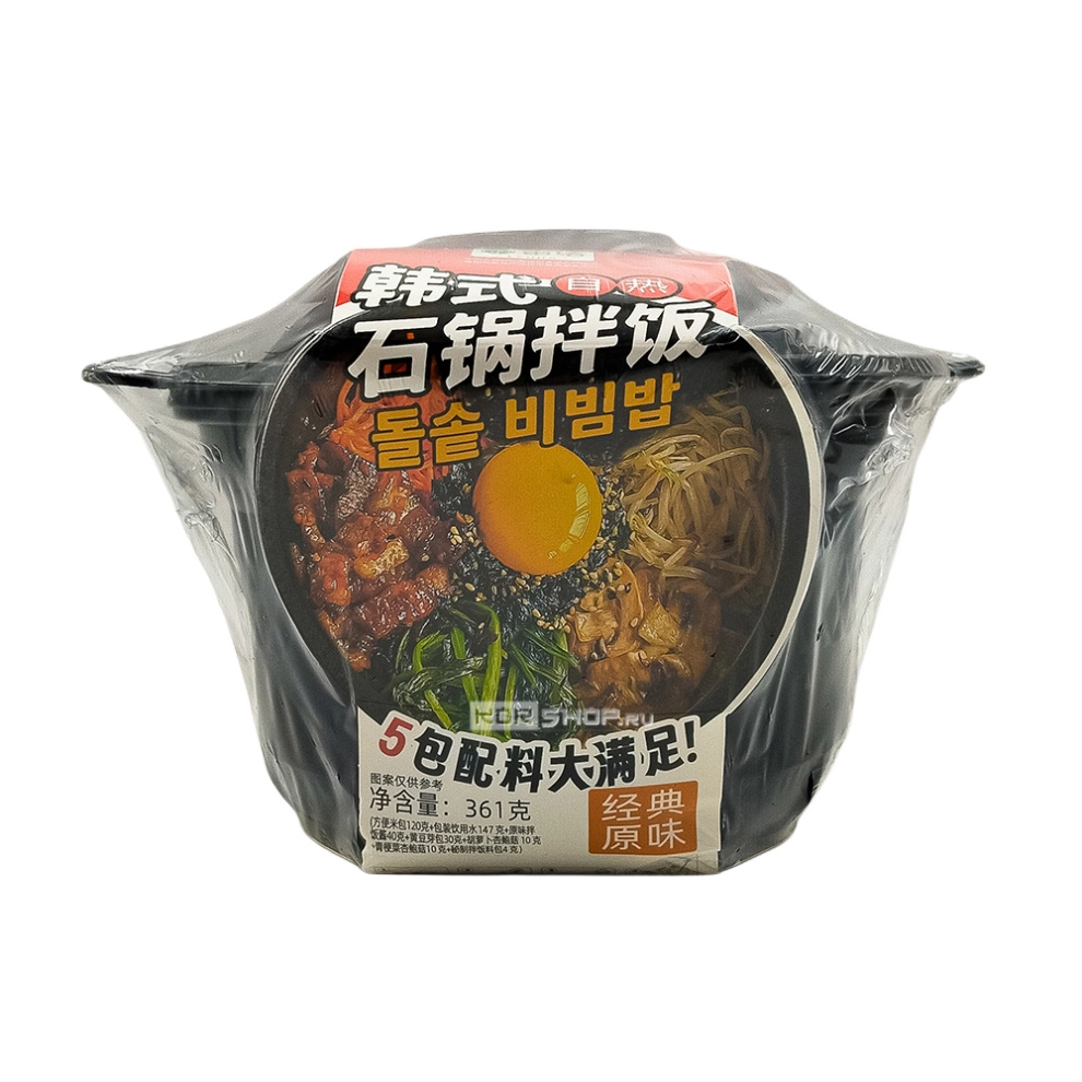 Рис б/п саморазогревающийся Пибимпаб классический Leiqia, Китай, 361 г