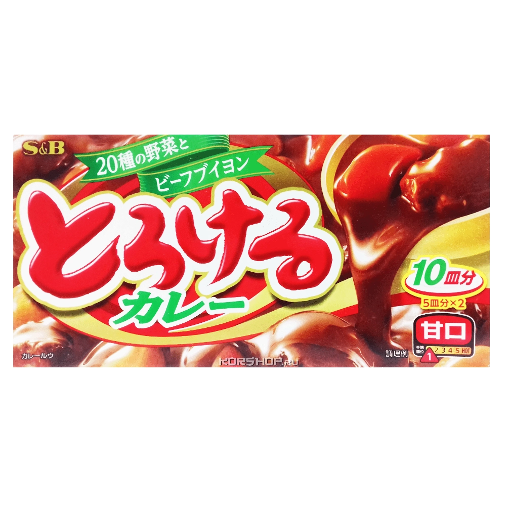 Сладкий соус Карри S and B S&amp;B (10 порций), Япония, 180 г