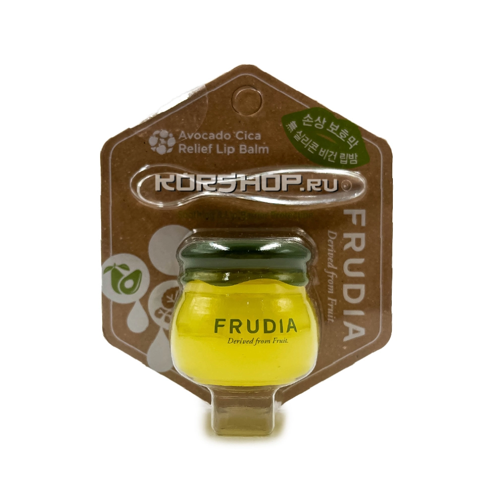Восстанавливающий бальзам для губ с авокадо Avocado Cica Relief Lip Balm Frudia, Корея, 10 г Восстанавливающий бальзам для губ с авокадо Avocado Cica Relief Lip Balm Frudia, Корея, 10 г