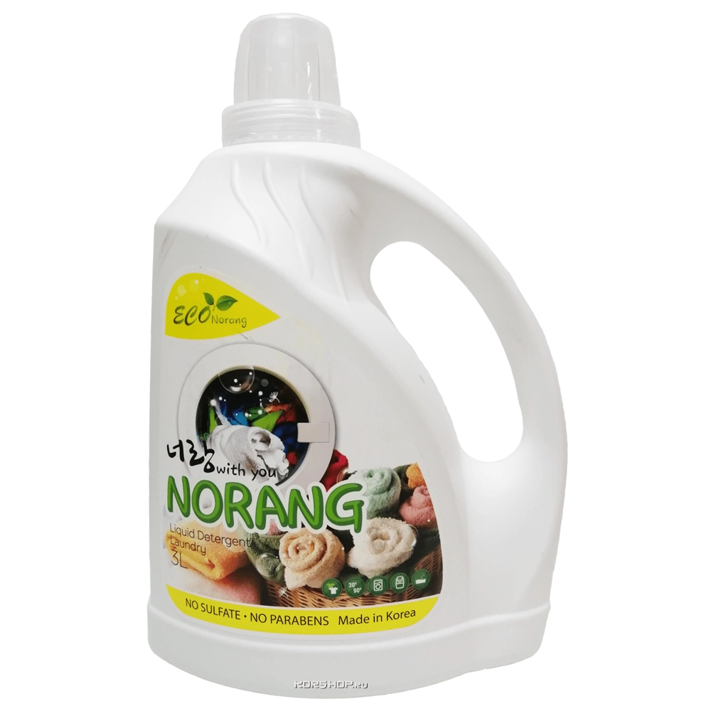 Жидкий стиральный порошок Norang, Корея, 3 л Жидкий стиральный порошок Norang, Корея, 3 л
