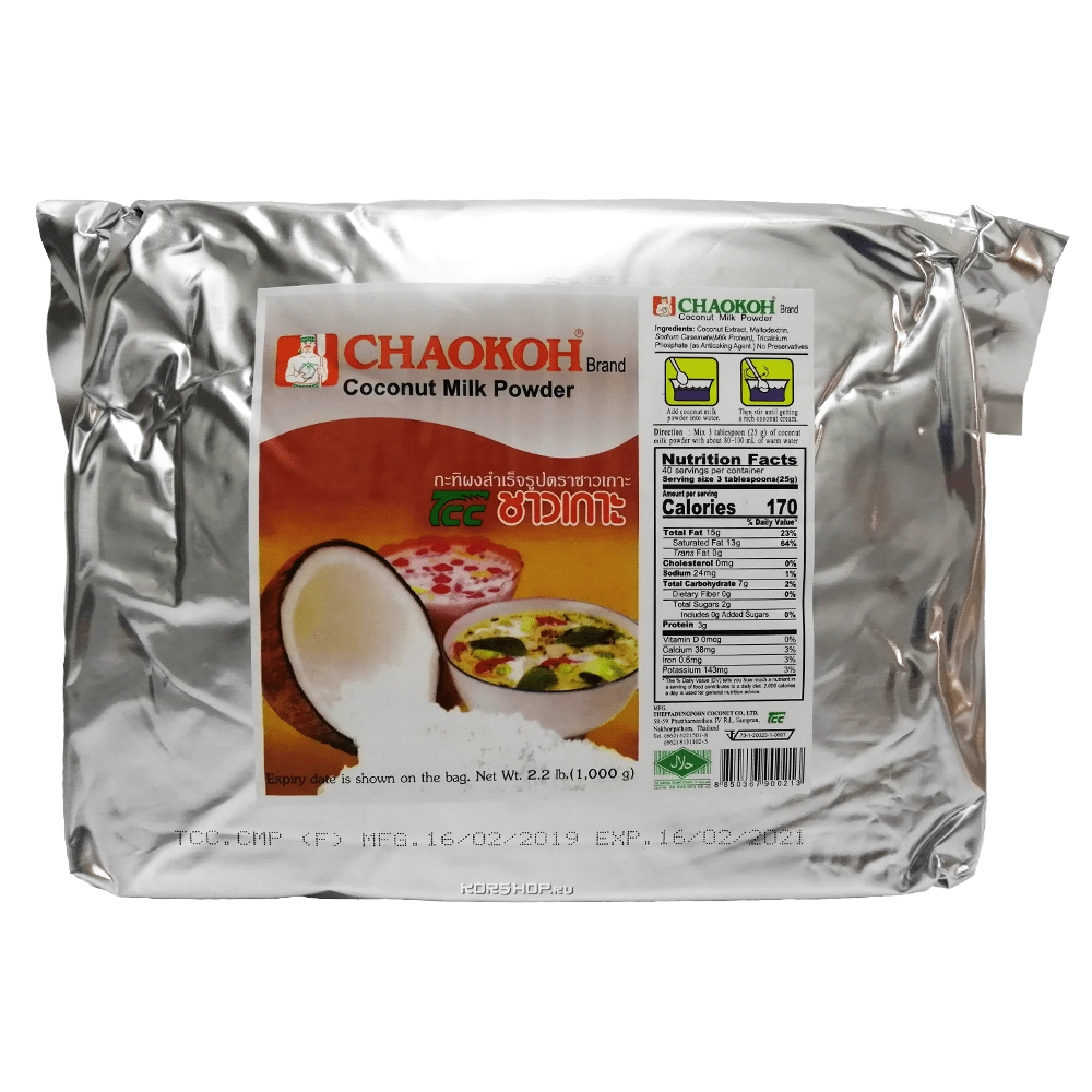 Сухое кокосовое молоко Chaokoh, Таиланд, 1 кг