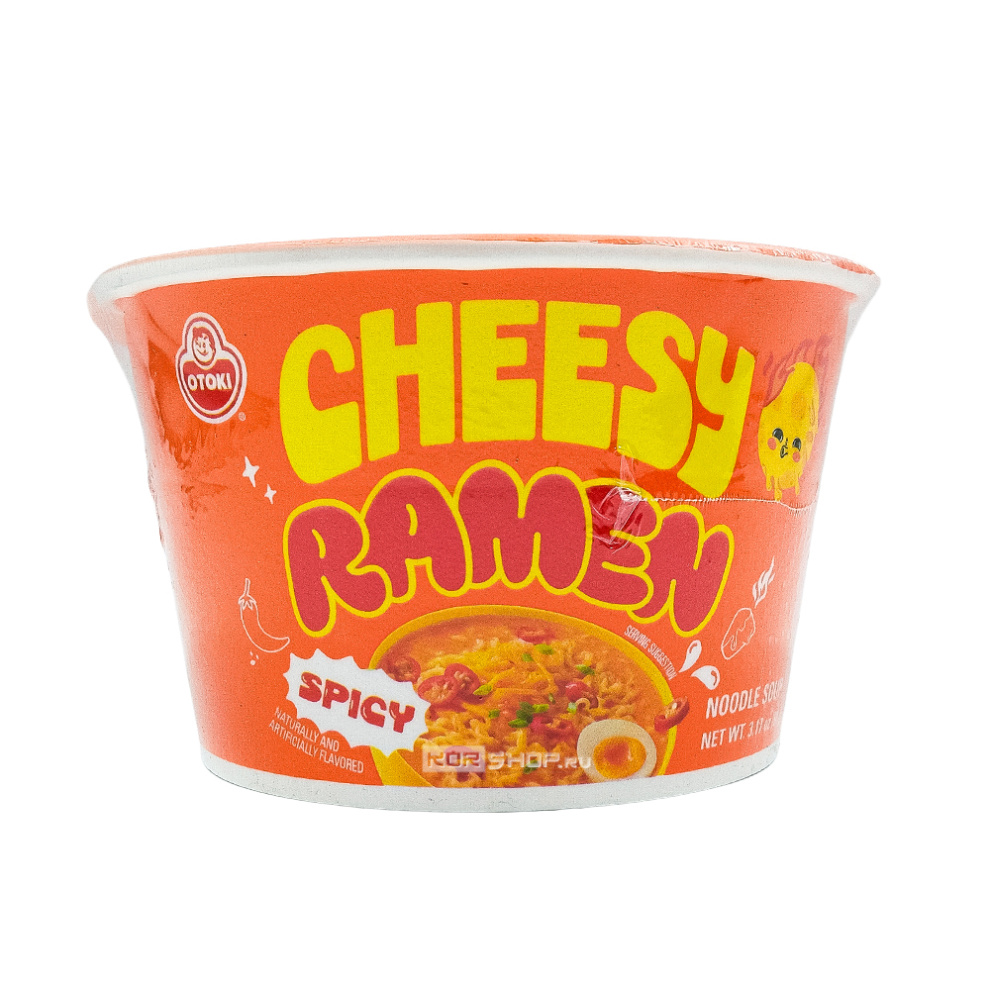 Лапша б/п острая со вкусом сыра Чиз Рамен Cheesy Ramen Spicy Otoki (Ottogi), Корея, 90 г Лапша б/п острая со вкусом сыра Чиз Рамен Cheesy Ramen Spicy Otoki (Ottogi), Корея, 90 г