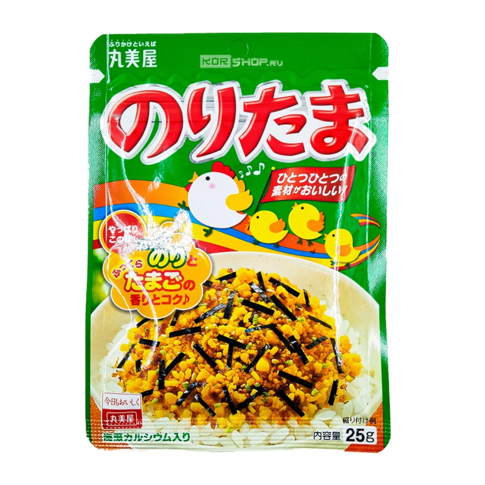 Приправа для риса Фурикакэ со вкусом яйца Marumiya, Япония, 25 г Приправа для риса Фурикакэ со вкусом яйца Marumiya, Япония, 25 г