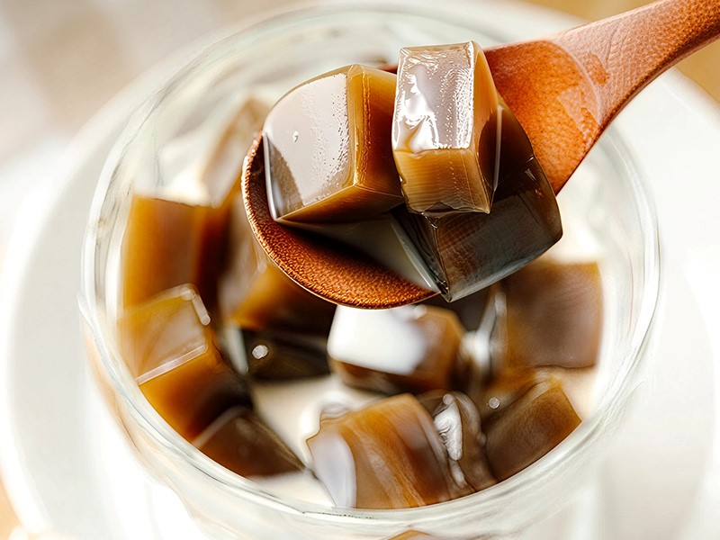 Желе с добавлением чая Ходзича