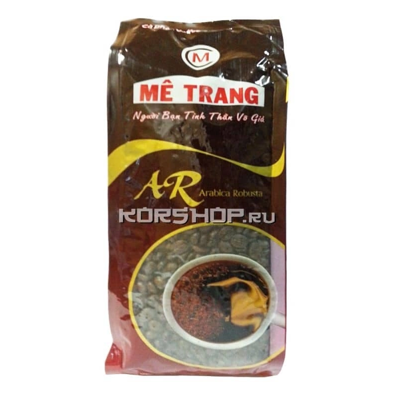 Натуральный жареный кофе в зёрнах Арабика-Робуста Me Trang (Ме Чанг), Вьетнам, 500 г Натуральный жареный кофе в зёрнах Арабика-Робуста Me Trang (Ме Чанг), Вьетнам, 500 г