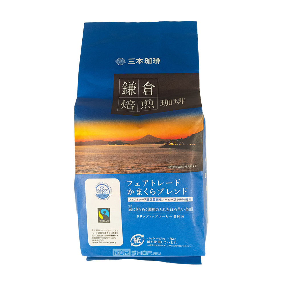 Кофе молотый Роял Бленд в дрип-пакетах Mitsumoto (синий), Япония, 64 г (8 г * 8 шт.) Кофе молотый Роял Бленд в дрип-пакетах Mitsumoto (синий), Япония, 64 г (8 г * 8 шт.)