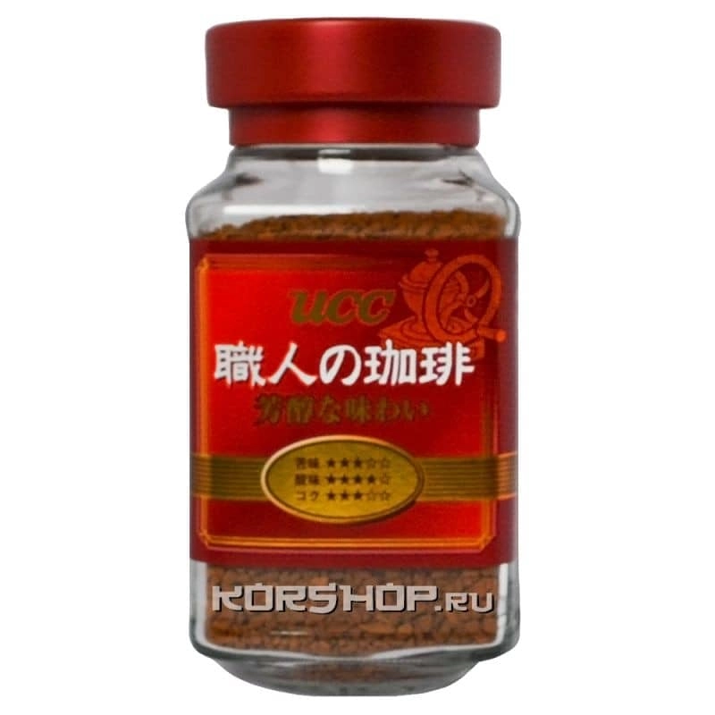 Кофе растворимый Мока Бленд UCC (красн. ст/б), Япония, 90 г Кофе растворимый Мока Бленд UCC (красн. ст/б), Япония, 90 г