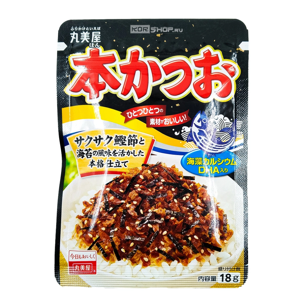Приправа для риса Фурикакэ со вкусом тунца Marumiya, Япония, 18 г Приправа для риса Фурикакэ со вкусом тунца Marumiya, Япония, 18 г