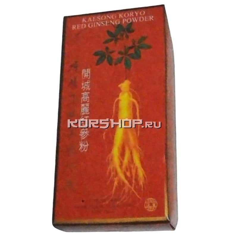Порошок красного корейского 6-летнего женьшеня, Корея, 300 г Порошок красного корейского 6-летнего женьшеня, Корея, 300 г