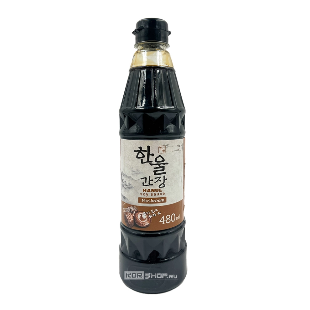 Соевый соус с грибным вкусом Ханул Hanul, Вьетнам, 480 мл Соевый соус с грибным вкусом Ханул Hanul, Вьетнам, 480 мл