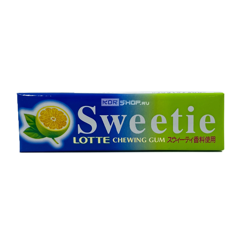Резинка жевательная лайм Sweetie Lotte, Япония, 26,1 г Резинка жевательная лайм Sweetie Lotte, Япония, 26,1 г