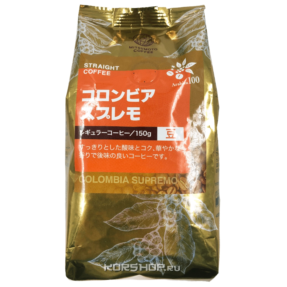 Зерновой кофе Colombia Supremo Mitsumoto Coffee (MMC), Япония, 150 г Зерновой кофе Colombia Supremo Mitsumoto Coffee (MMC), Япония, 150 г